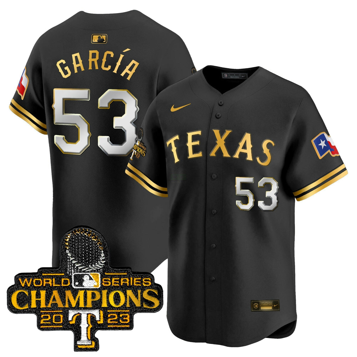 MLB Men’s Texas World Series Champions Vapor Premier Limited Jersey