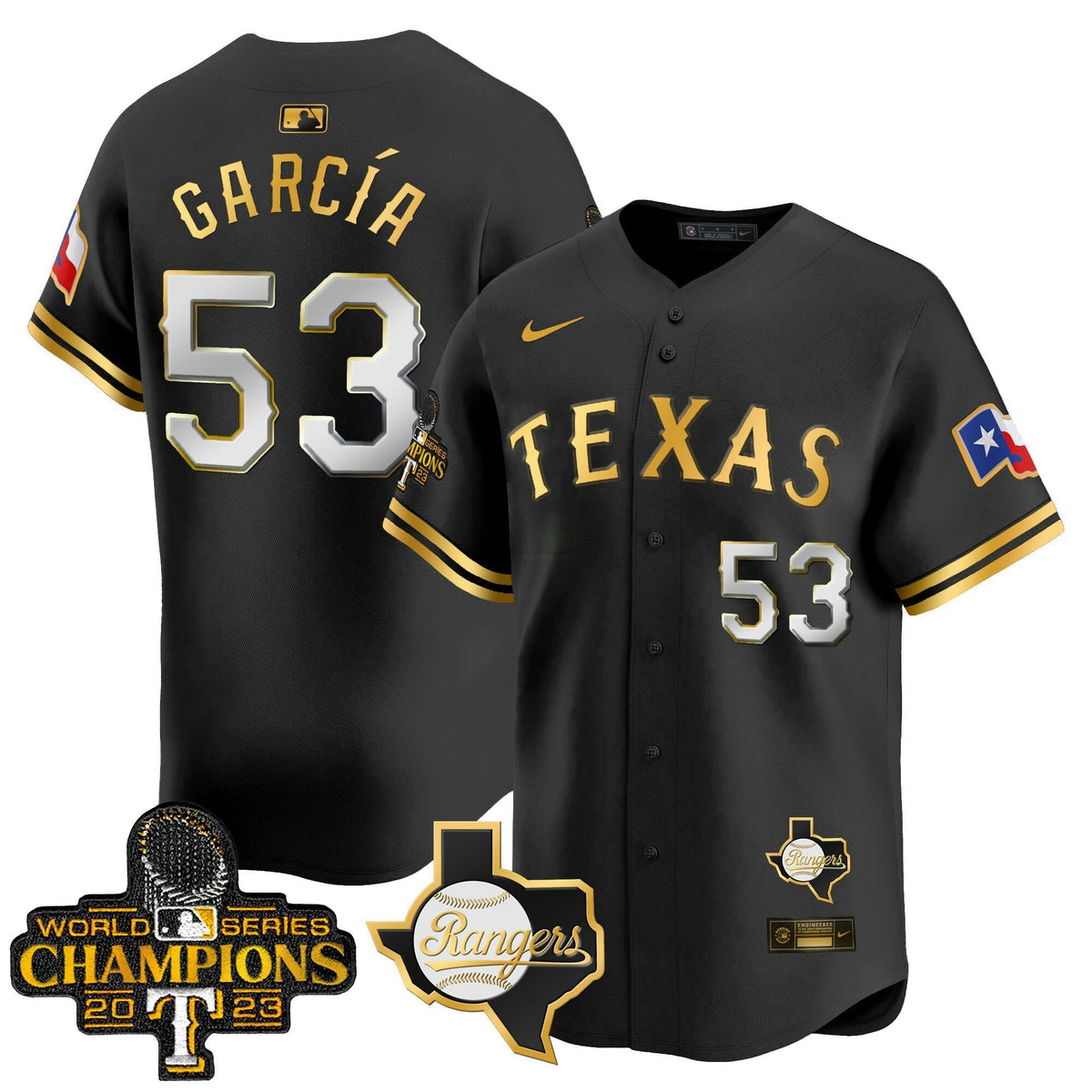 MLB Men’s Texas World Series Champions Vapor Premier Limited Jersey V2