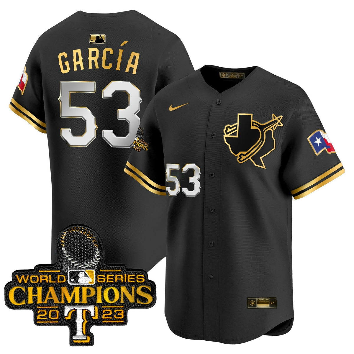 MLB Men’s Texas World Series Champions Vapor Premier Limited Jersey V3