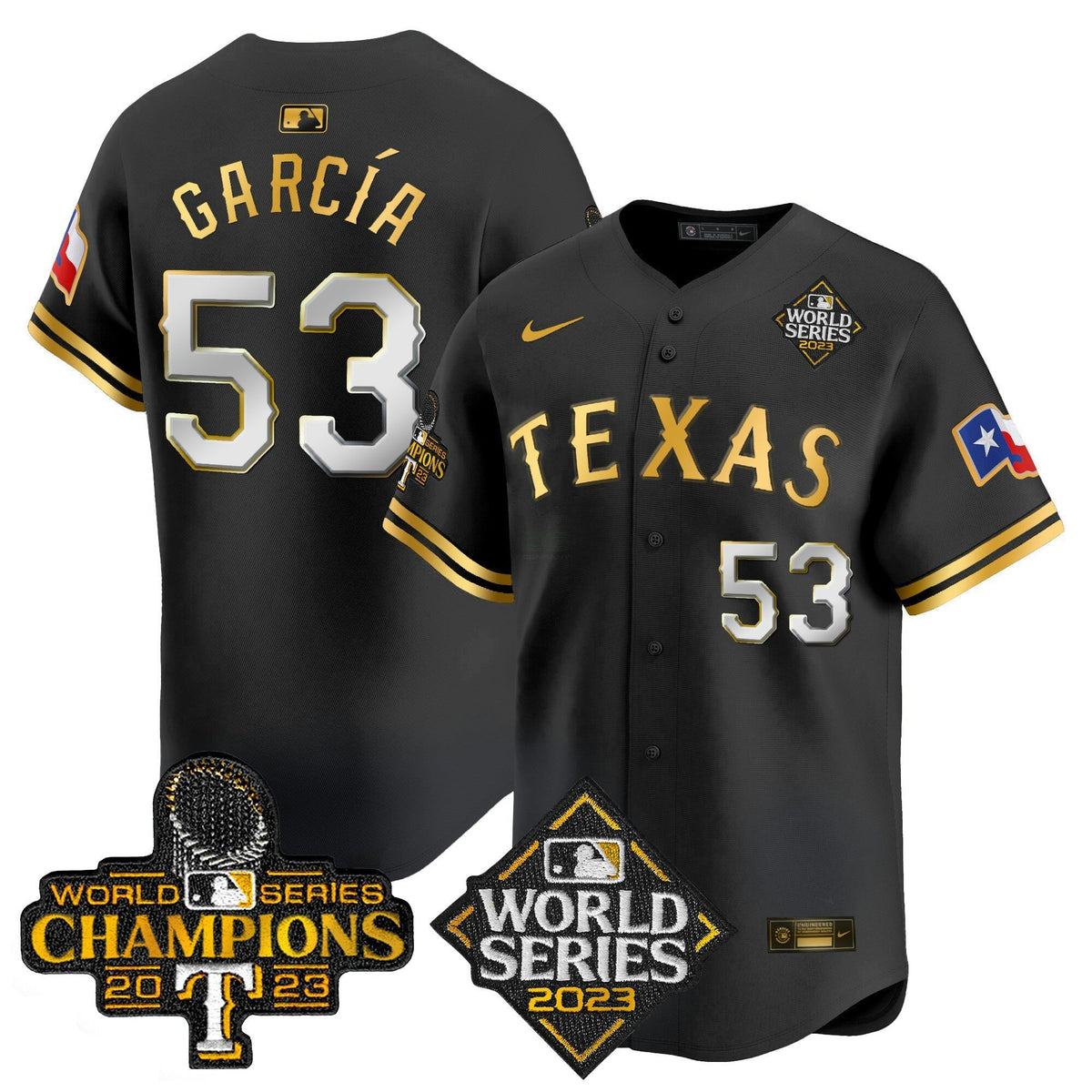 MLB Men’s Texas World Series Champions Vapor Premier Limited Jersey V4