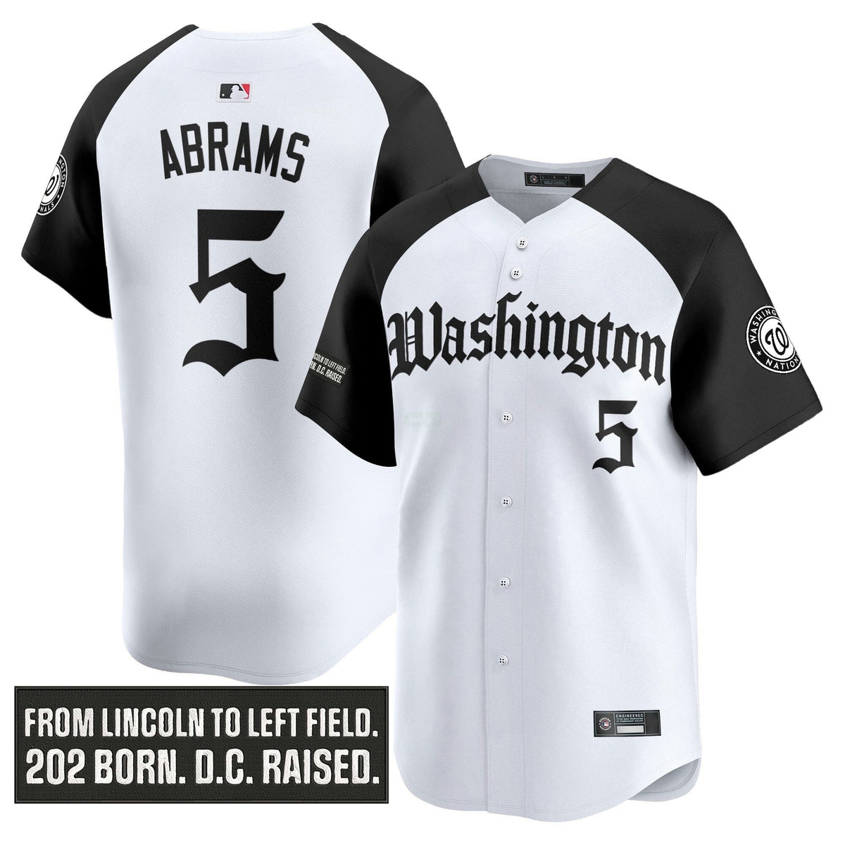MLB Men’s Washington ‘Gothic Capitol Edition’ Vapor Premier Limited Jersey