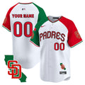 MLB San Diego Padres Mexico California Patch Vapor Premier Limited Jersey V4
