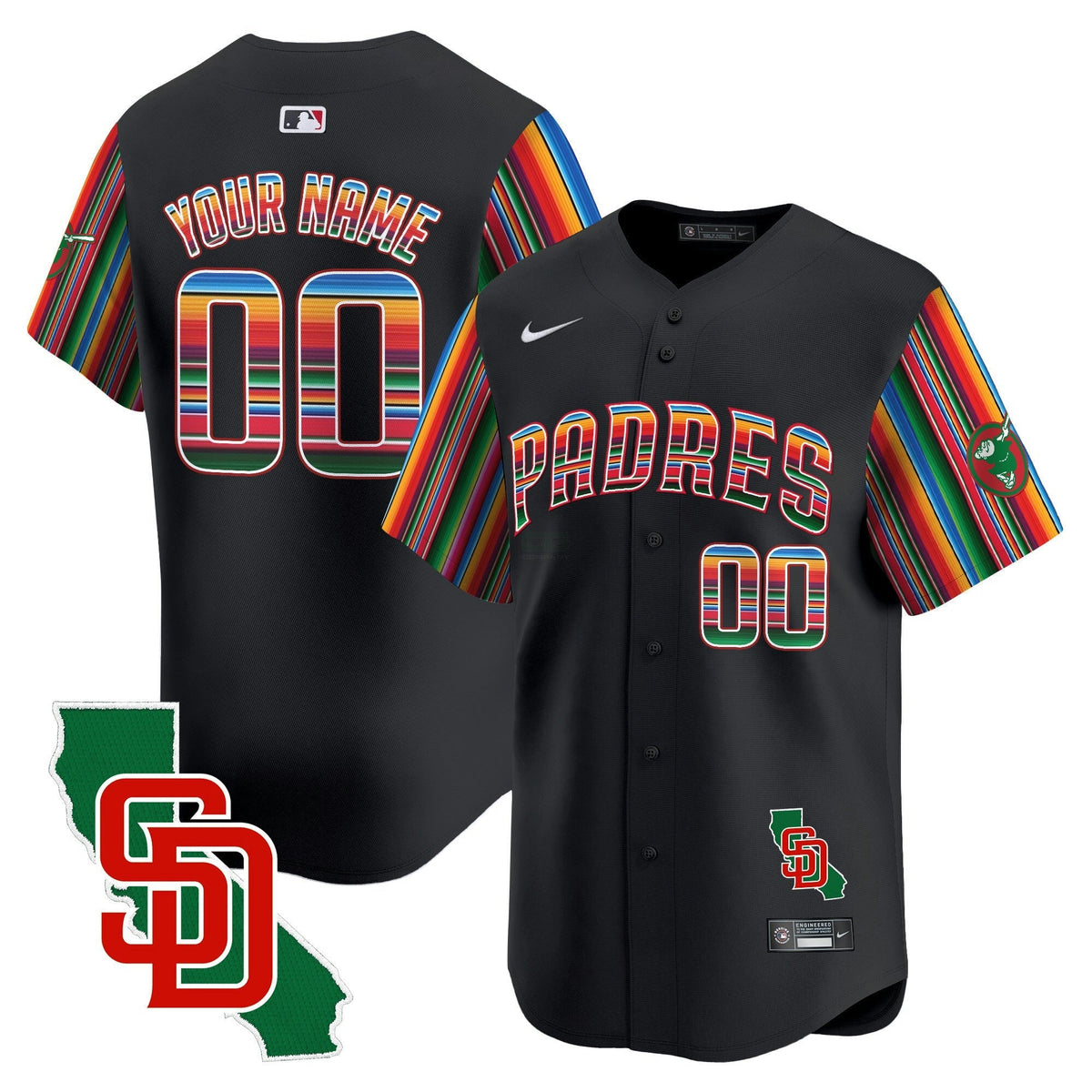 MLB Mexico California Patch Vapor Premier Limited Jersey V6