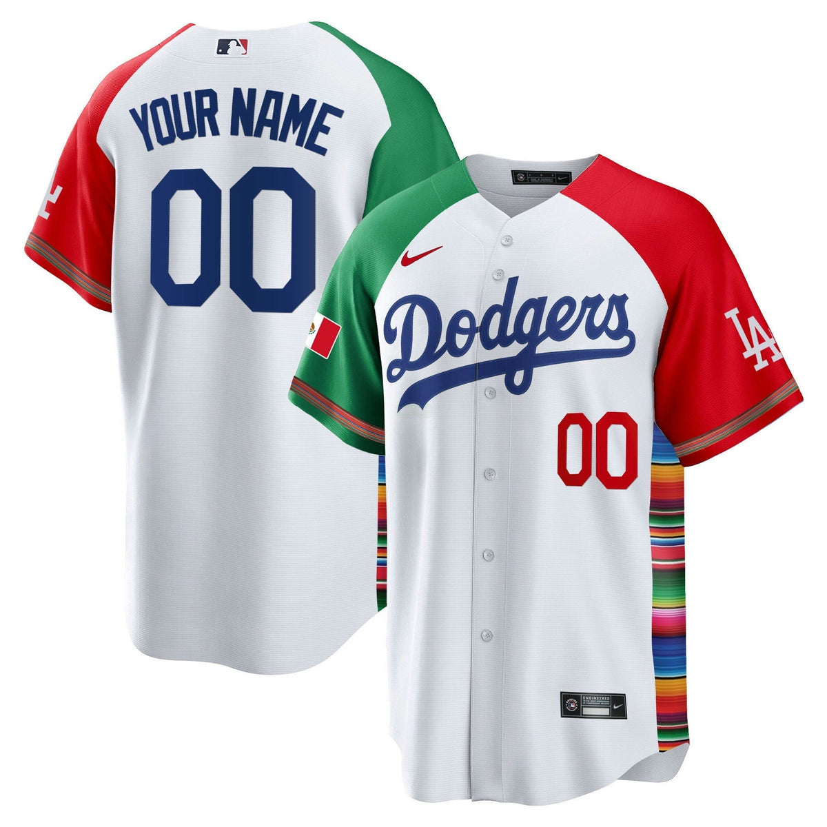 MLB Los Angeles Dodgers Mexico Cool Base Limited Jersey V2