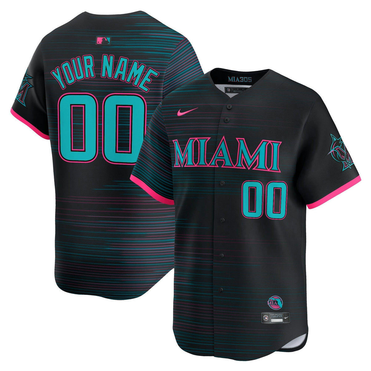 MLB Miami 2025 City Connect Vapor Premier Limited Jersey - Custom