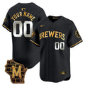 MLB Milwaukee Home Patch Vapor Premier Limited Jersey