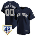 MLB New York Yankees New York 2024 Jackie Robinson Patch Vapor Premier Limited Jersey