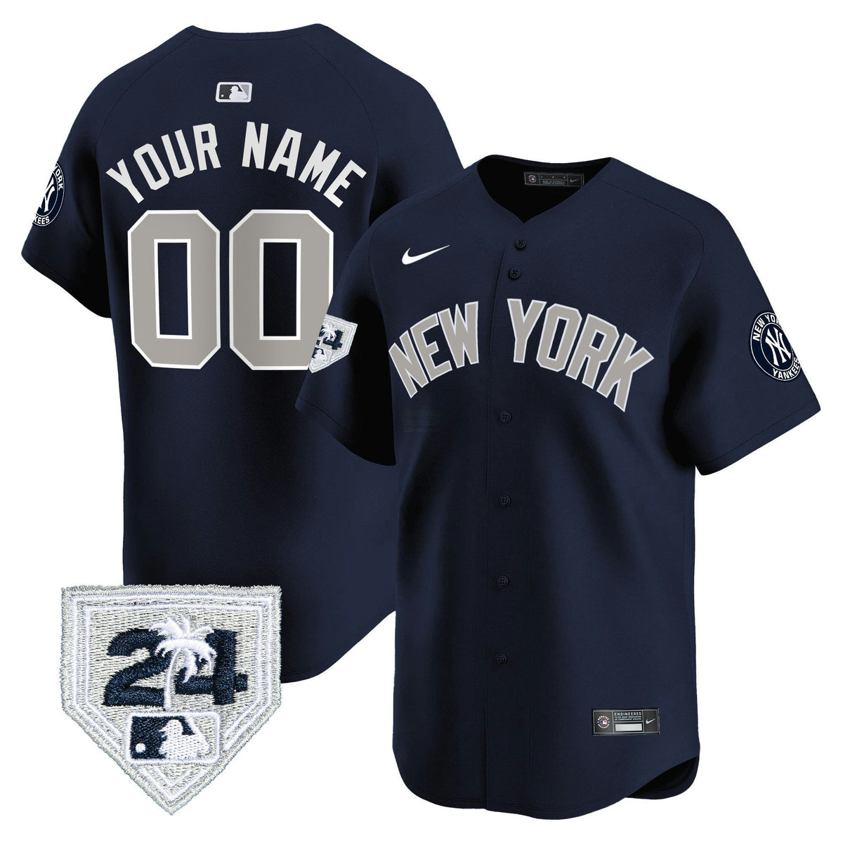 MLB New York 2024 Spring Training Patch Vapor Premier Limited Jersey V3