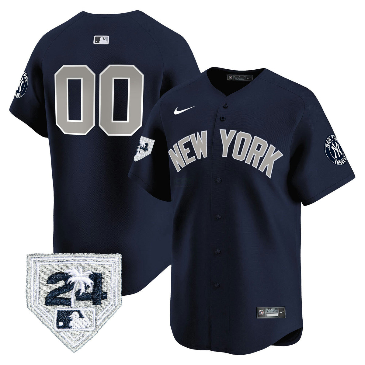 MLB New York 2024 Spring Training Patch Vapor Premier Limited Jersey V4