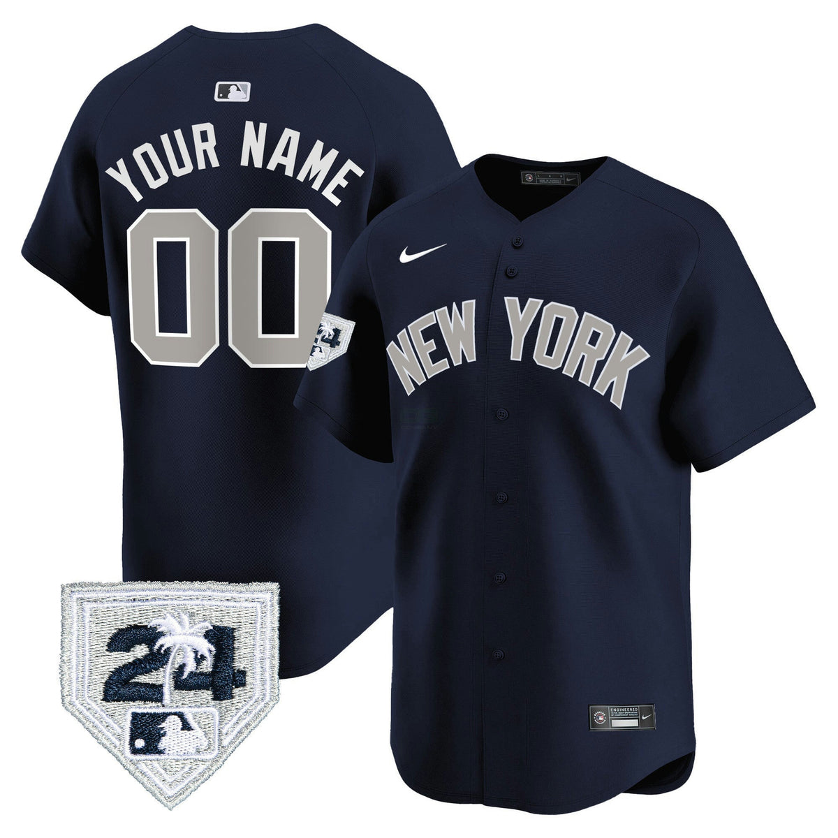 MLB New York 2024 Spring Training Patch Vapor Premier Limited Jersey