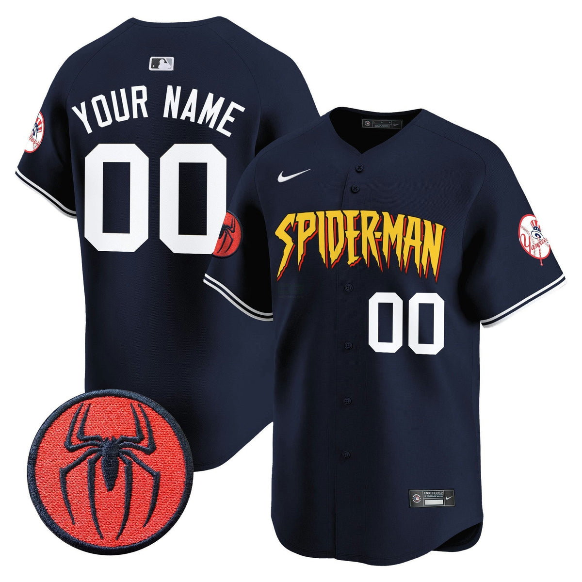 MLB New York Spider-Man Vapor Premier Limited Jersey