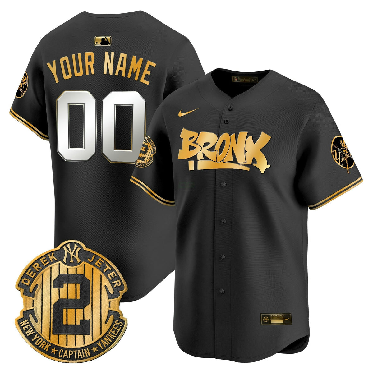 MLB New York The Bronx Graffiti Vapor Premier Limited Jersey V6