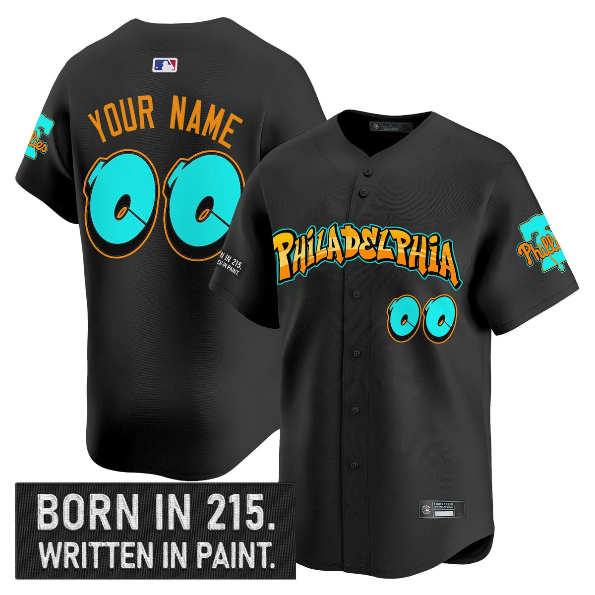 MLB Philadelphia ‘Graffiti Broad Street Edition ‘Vapor Premier Limited Jersey V2