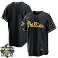 MLB Philadelphia Black Gold & White Gold Team Jersey