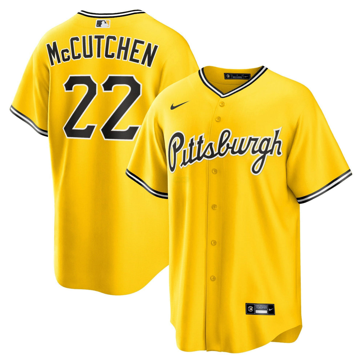 MLB Pittsburgh 2023 Cool Base Fan Made Jersey