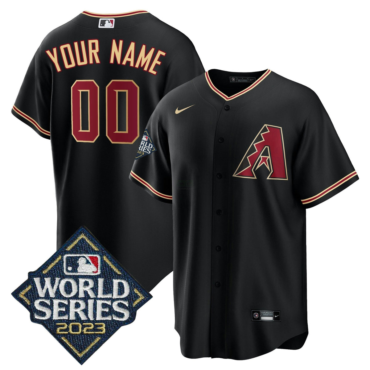 MLB Black 2023 World Series Jersey
