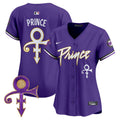 MLB Prince Minnesota Prince Patch Purple Vapor Premier Limited Jersey - Prince
