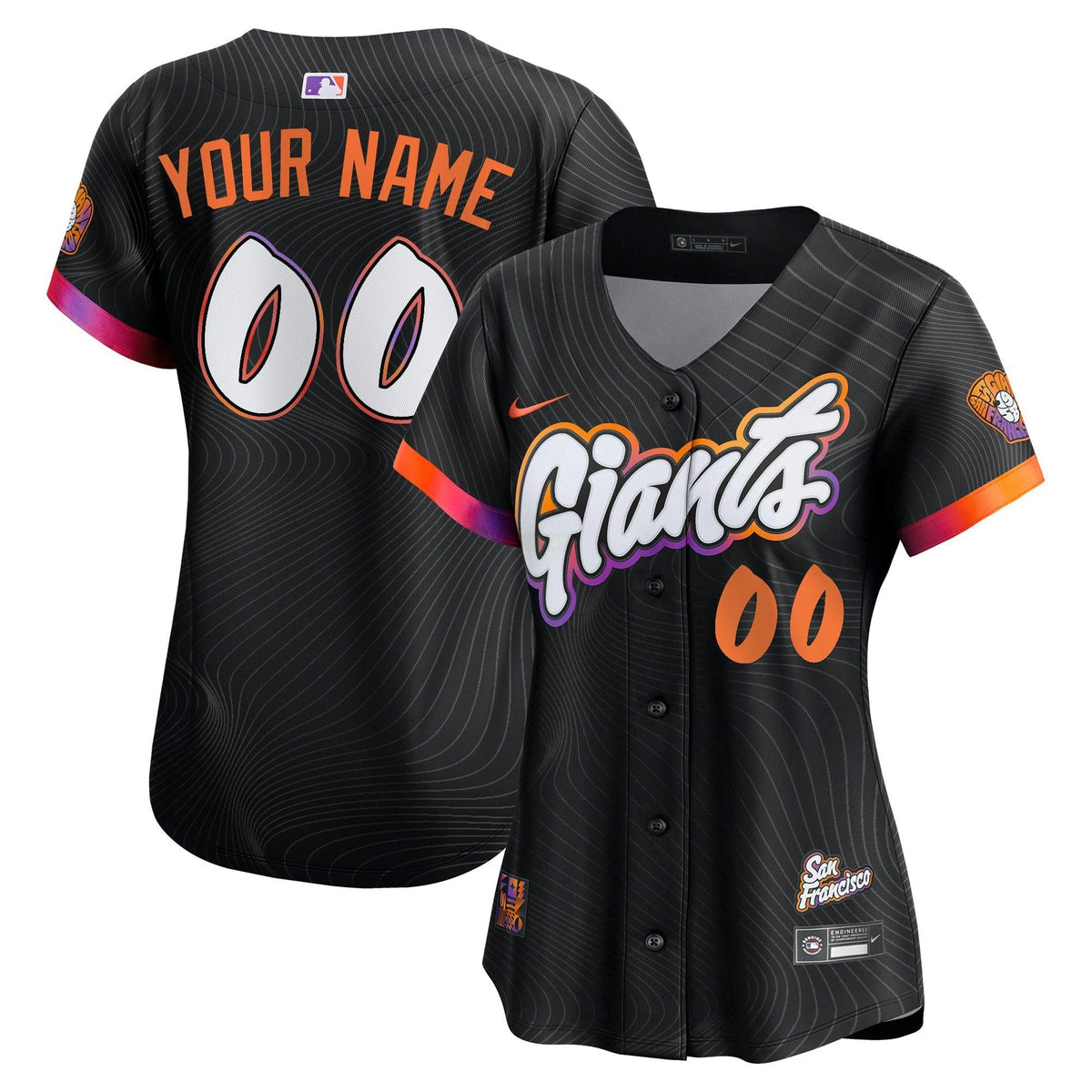 MLB San Francisco 2025 City Connect Vapor Premier Limited Jersey - Black