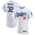 MLB Sandy Koufax Los Angeles White Jersey - White
