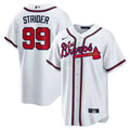 MLB Spencer Strider Atlanta Los Bravos White Jersey