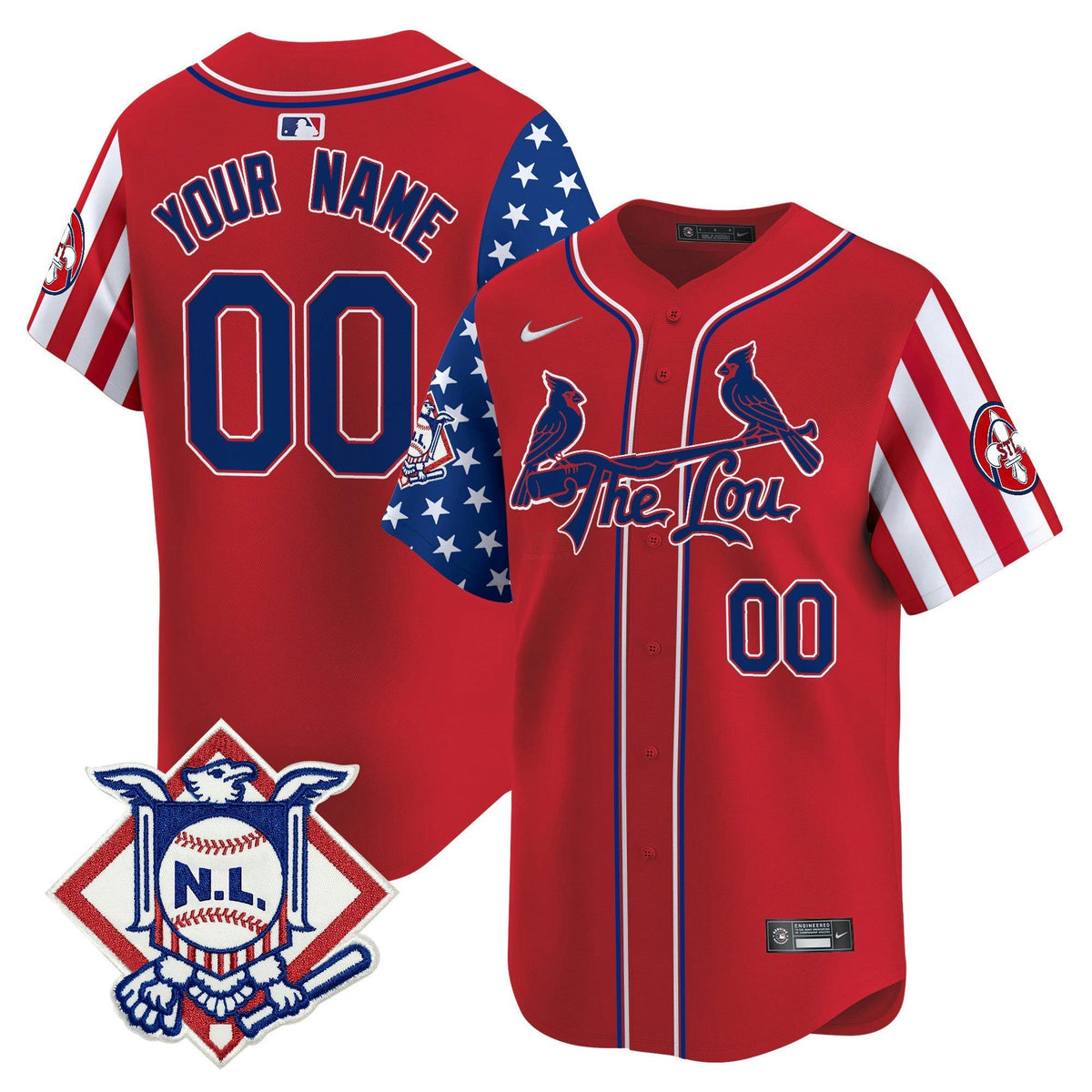 MLB St. Louis 2024 Fourth of July Vapor Premier Limited Jersey