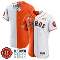 MLB Steve Sherber Houston Split Jersey - Flex Base