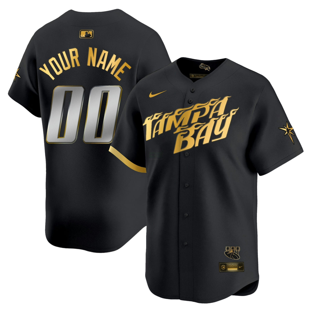 MLB Tampa Bay 2024 City Connect Vapor Premier Limited Jersey – Grafite