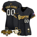 MLB Texas 2023 World Series Champions Gold Trim Vapor Premier Limited Jersey V2