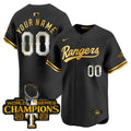 MLB Texas 2023 World Series Champions Gold Trim Vapor Premier Limited Jersey