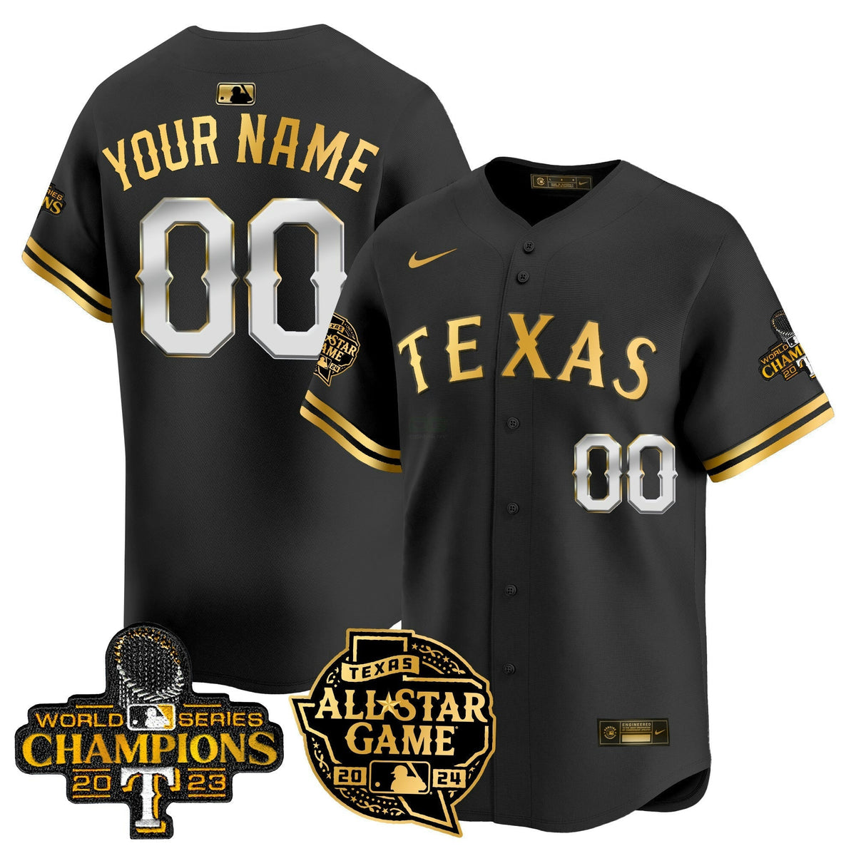 MLB Texas 2024 All Star Game Patch Vapor Premier Limited Jersey