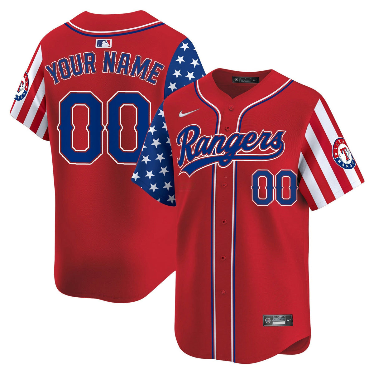 MLB Texas 2024 Independence Day Vapor Premier Limited Jersey