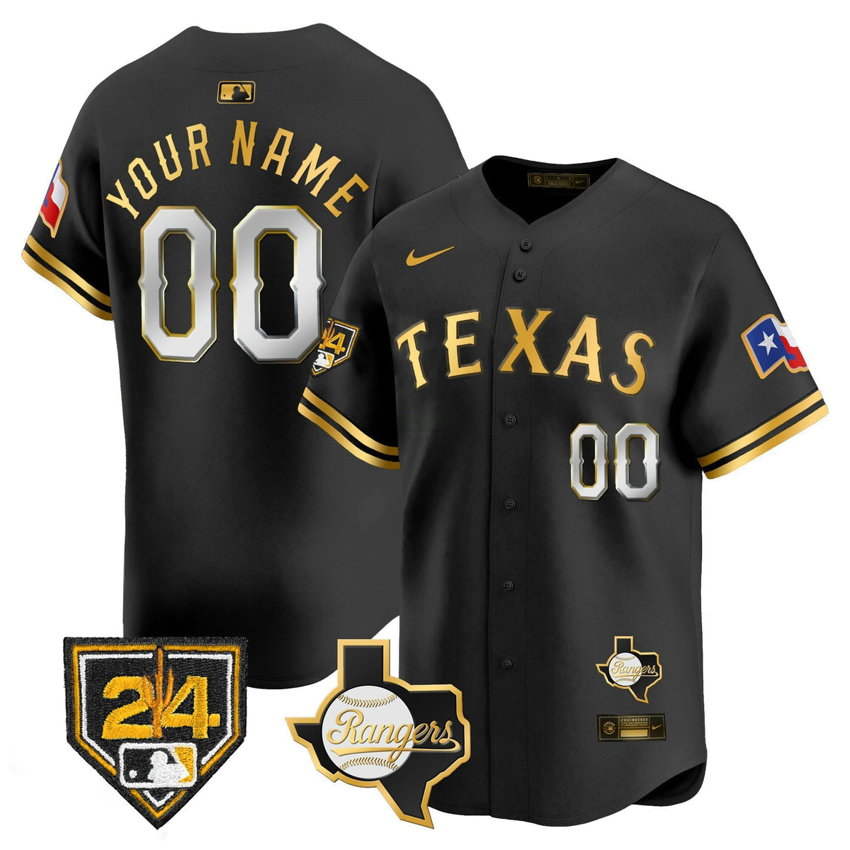 MLB Texas 2024 Spring Training Patch Vapor Premier Limited Jersey