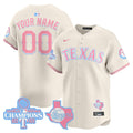MLB Texas Bubblegum Pink Vapor Premier Limited Jersey