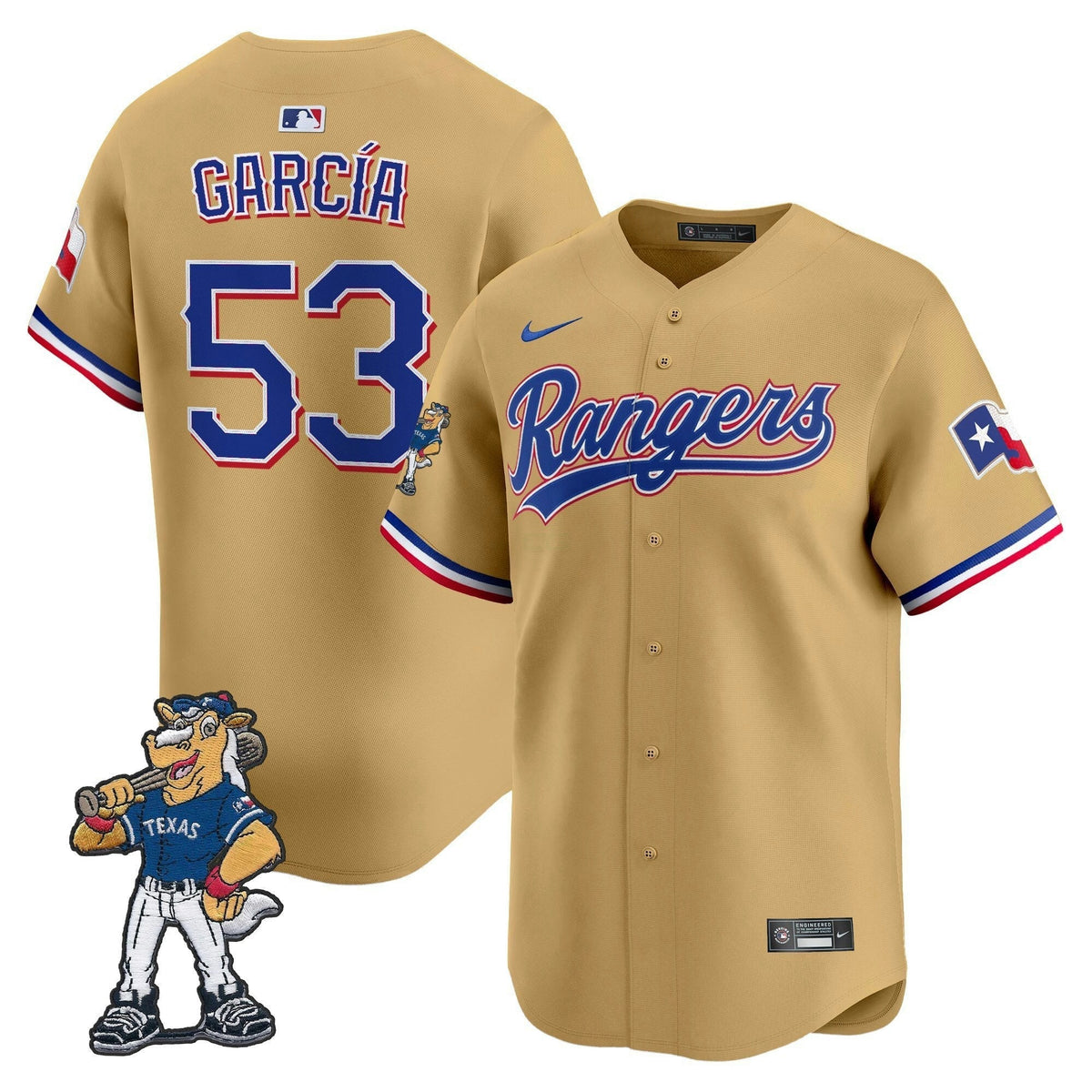 MLB Texas – Captain Patch Vapor Premier Limited Jersey