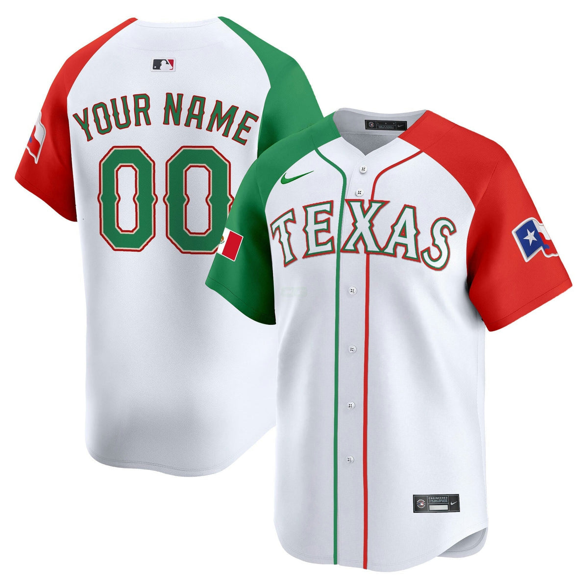 MLB Texas Mexico Vapor Premier Limited Jersey V2