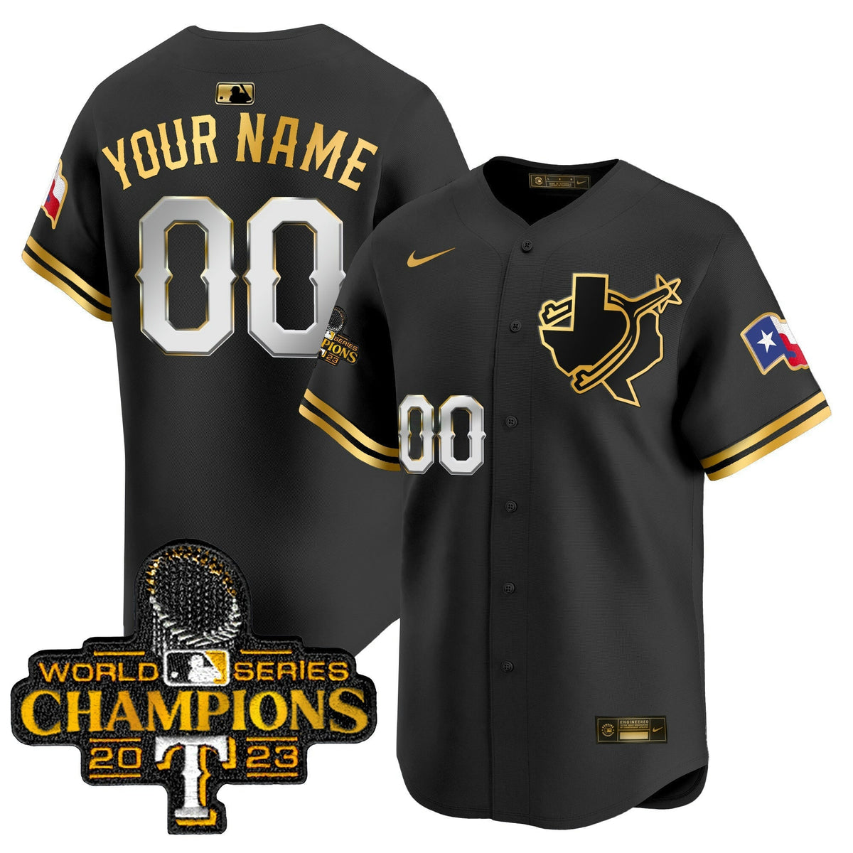 MLB Texas World Series Champions Vapor Premier Limited Jersey V3