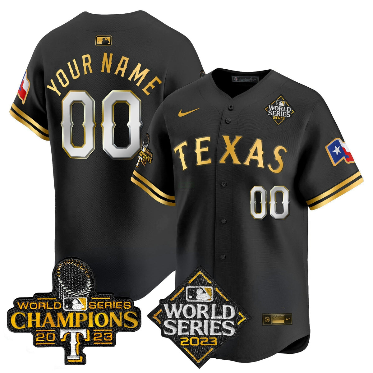MLB Texas World Series Champions Vapor Premier Limited Jersey V4