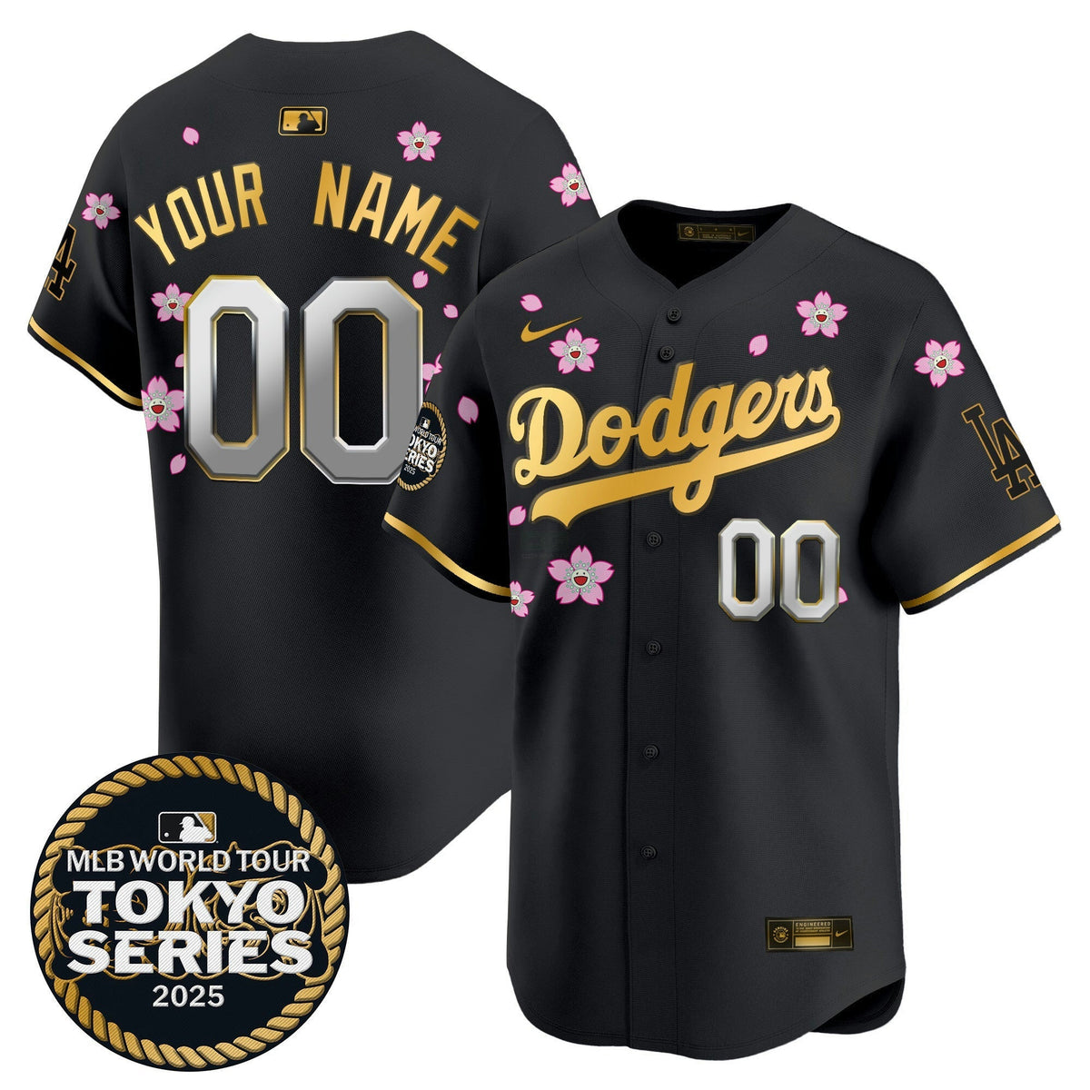 MLB Tokyo Series 2025 Gold Trim Vapor Premier Limited Jersey V2 – Stitched