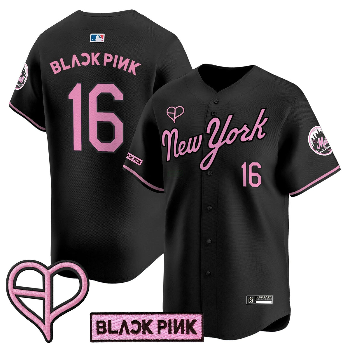 MLB Unisex New York x BLACKPINK 2025 Vapor Premier Limited Jersey