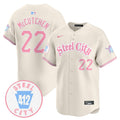 MLB Unisex Pittsburgh Bubblegum Pink Vapor Premier Limited Jersey V2