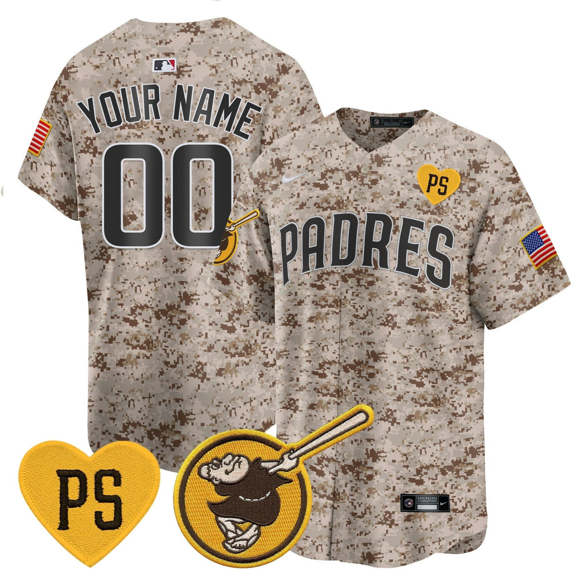 MLB San Diego Padres USMC Alternate Vapor Premier Limited Jersey