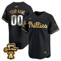 MLB Red Octorber Patch Vapor Premier Limited Jersey