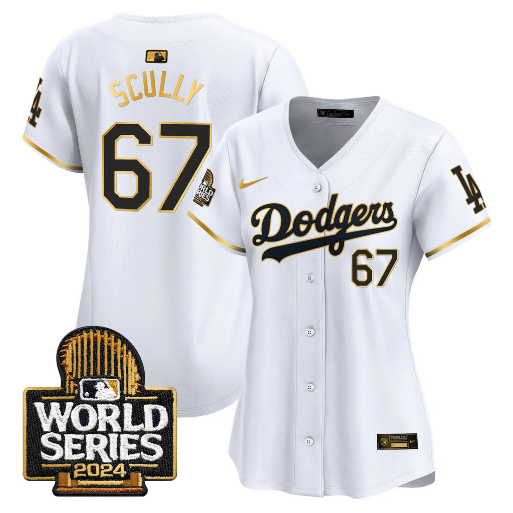 MLB Women’s 2024 World Series Gold Trim Vapor Premier Limited Jersey