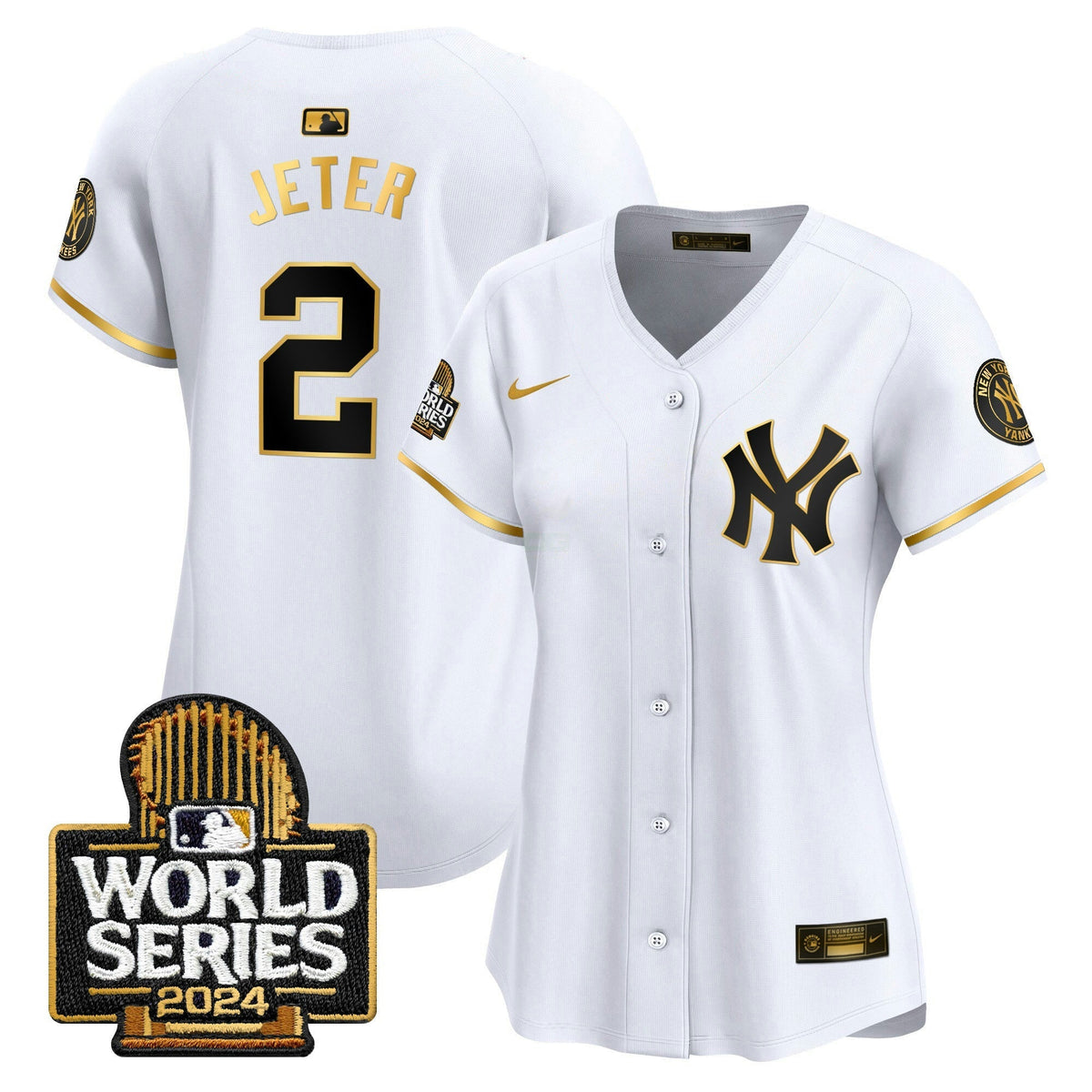 MLB New York Yankees Women’s 2024 World Series Vapor Premier Limited Jersey