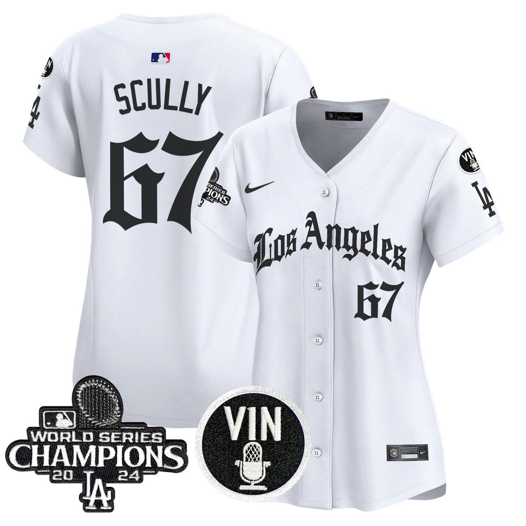MLB Women’s 2025 LA Gothic Style Vapor Premier Limited Jersey