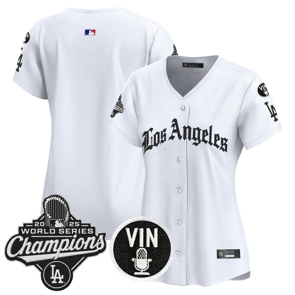 MLB Women’s 2025 World Series Champions Vapor Premier Limited Jersey – LA Gothic Edition