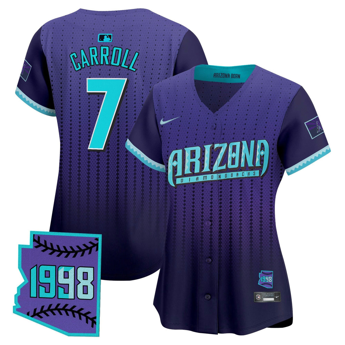 MLB Women’s Arizona 2025 City Connect Vapor Premier Limited Jersey – Stitched