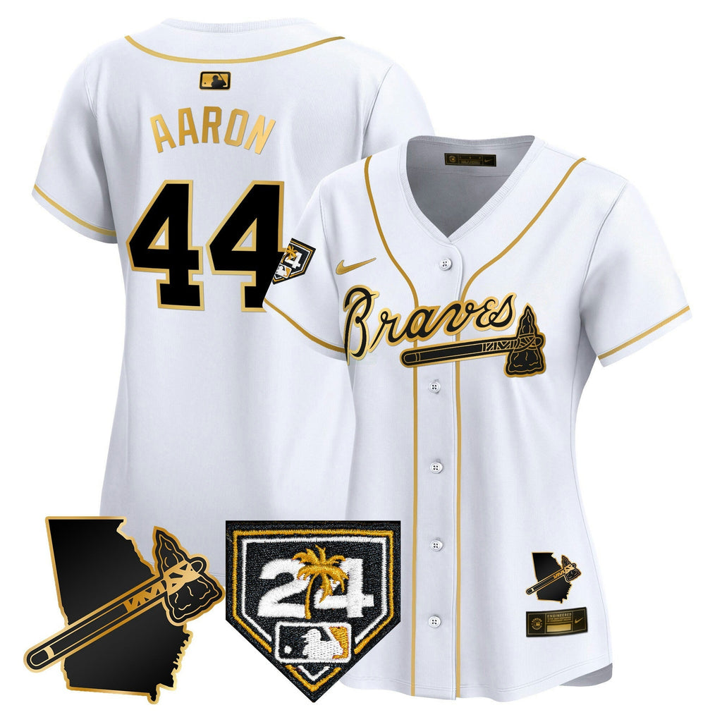 MLB Women’s Atlanta 2024 Spring Training & Georgia Patch Vapor Premier Limited Jersey