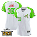 MLB Women’s Atlanta Atliens City Connect Flex Base Jersey - Bright Green