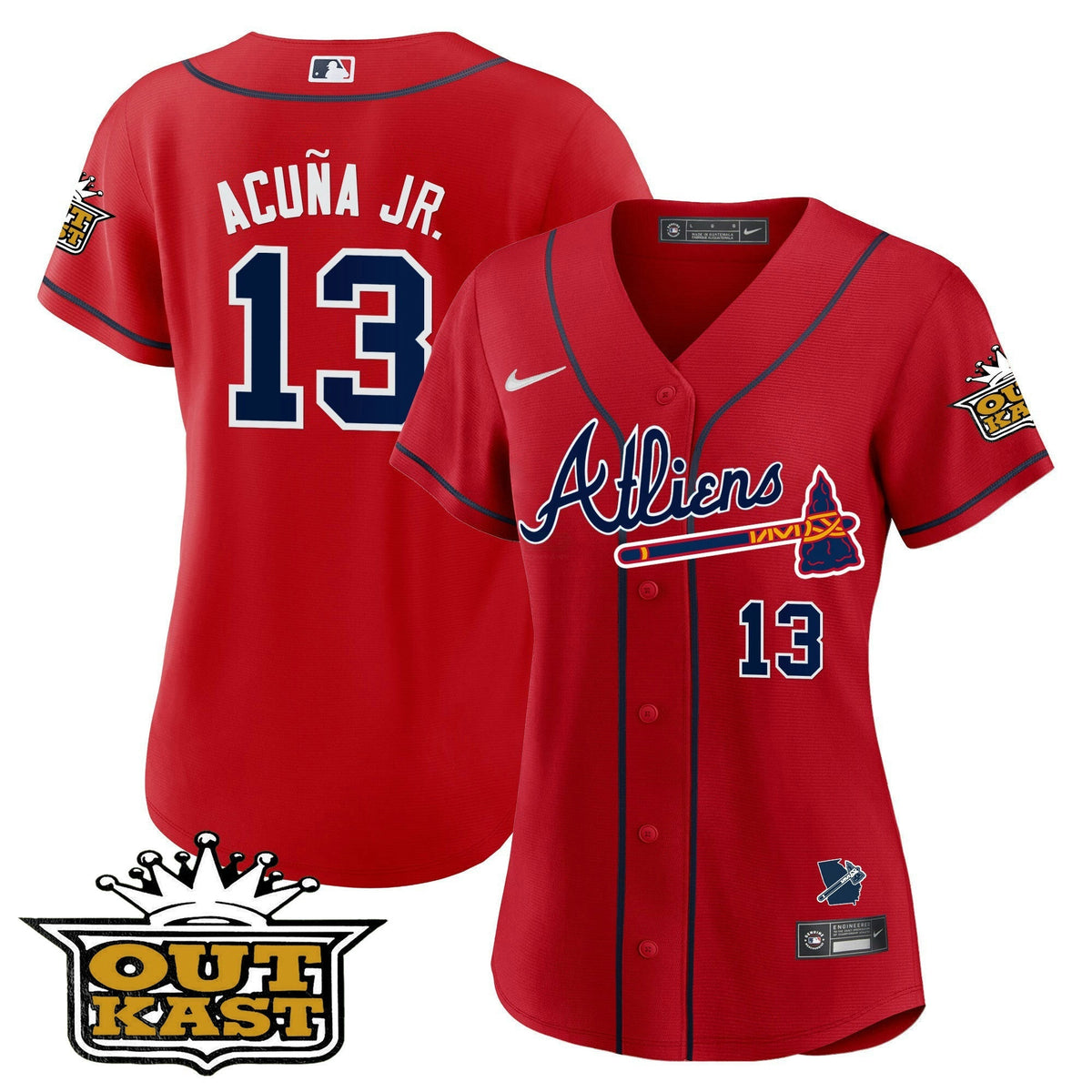 MLB Women’s Atlanta Atliens Jersey V2